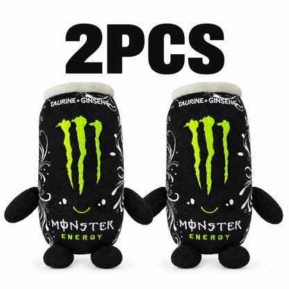 2026 HOT White Monster Energy Drink Simulation CanPlush Toy, Cute Soft Stuffed Doll Figure, Home Decorand Gift for Friend Orname